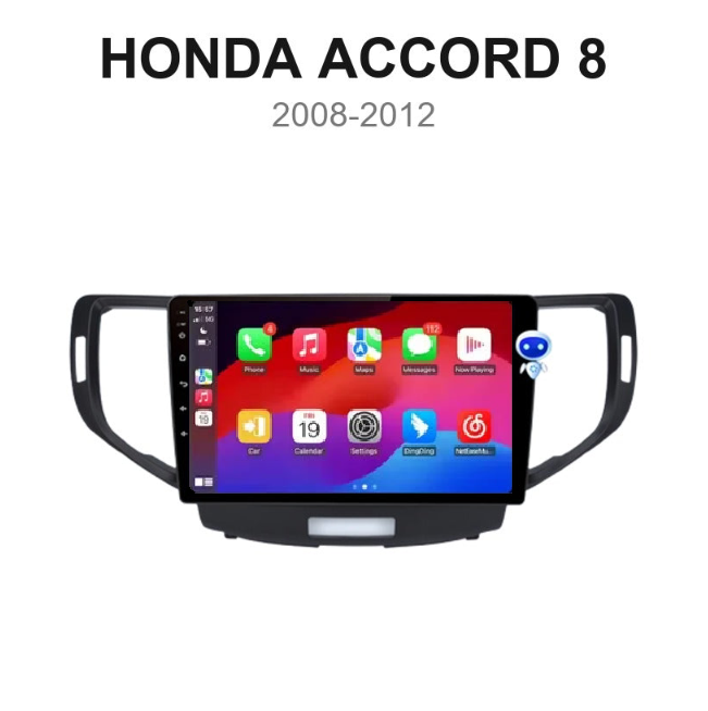 Écran CarPlay et Android Auto sans fil pour Honda Accord 8 (2008-2012)