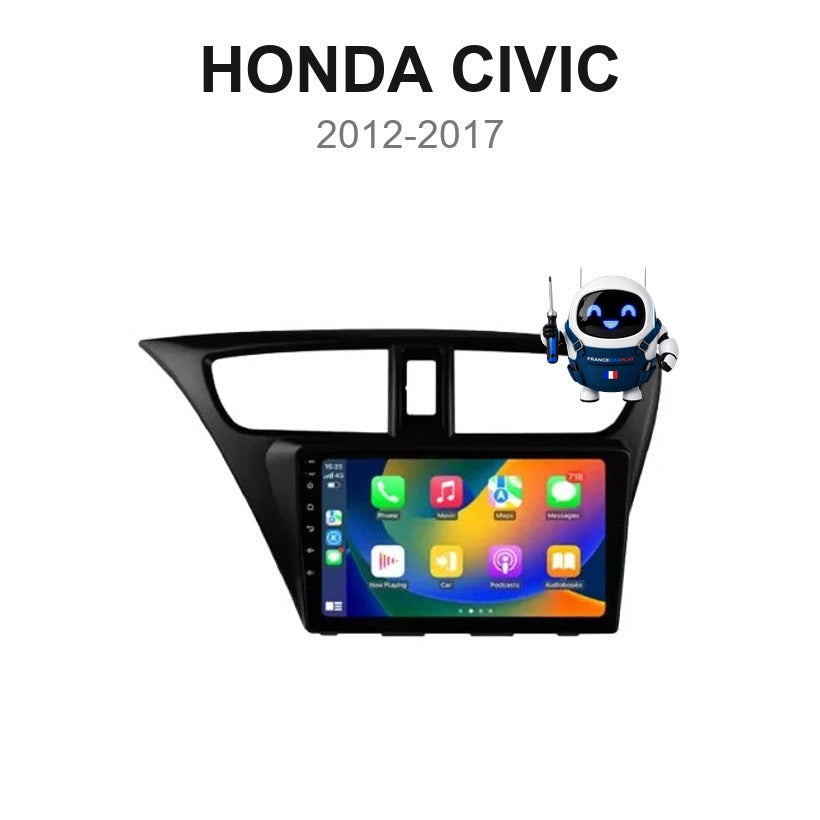 Écran CarPlay et Android Auto sans fil pour Honda Civic (2012-2017)