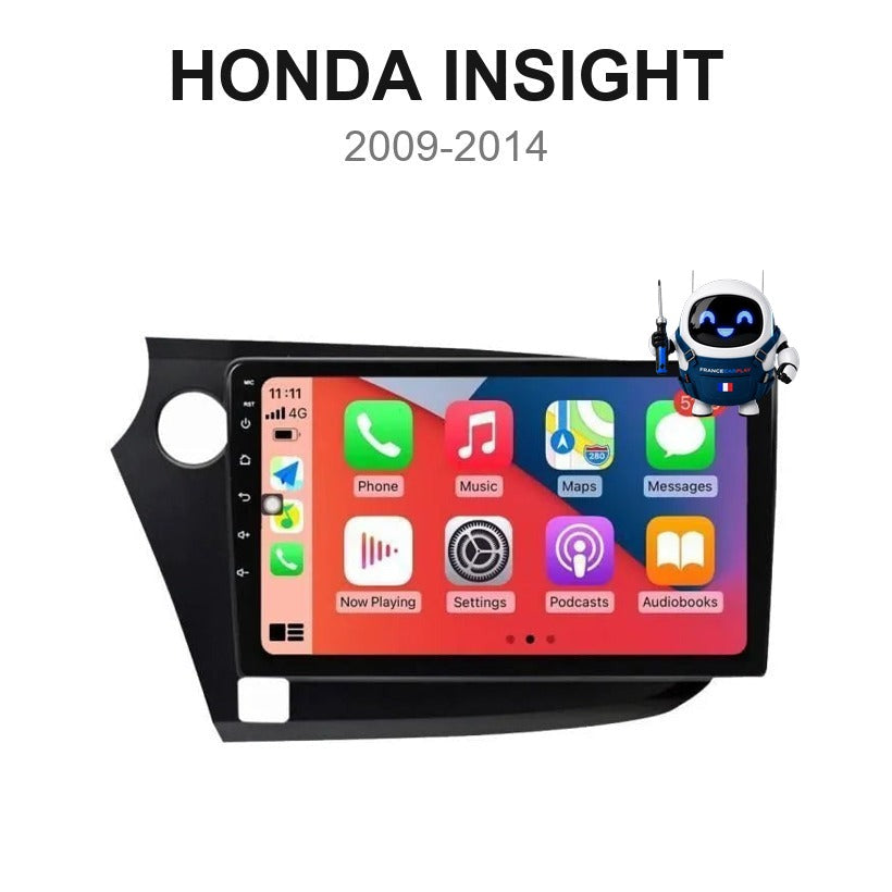 Écran CarPlay et Android Auto sans fil pour Honda Insight (2009-2014)