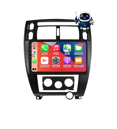 Écran CarPlay et Android Auto sans fil pour Hyundai Tucson (2004-2009)