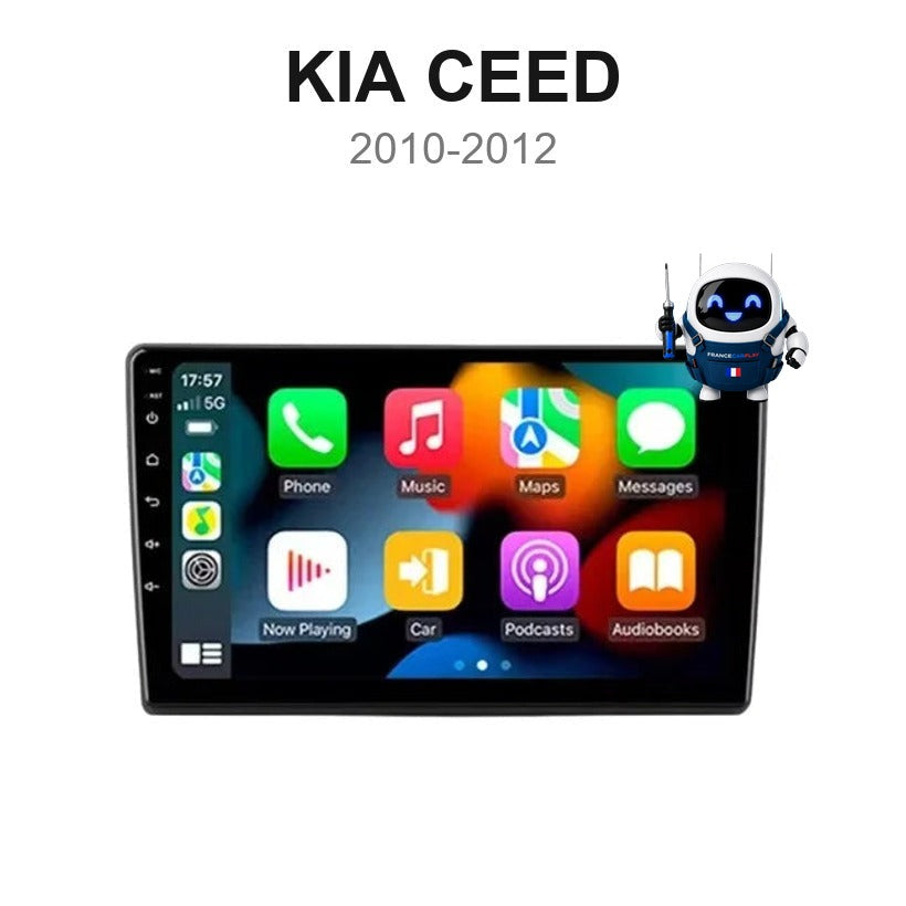 Écran CarPlay et Android Auto sans fil pour Kia Ceed (2010-2012)