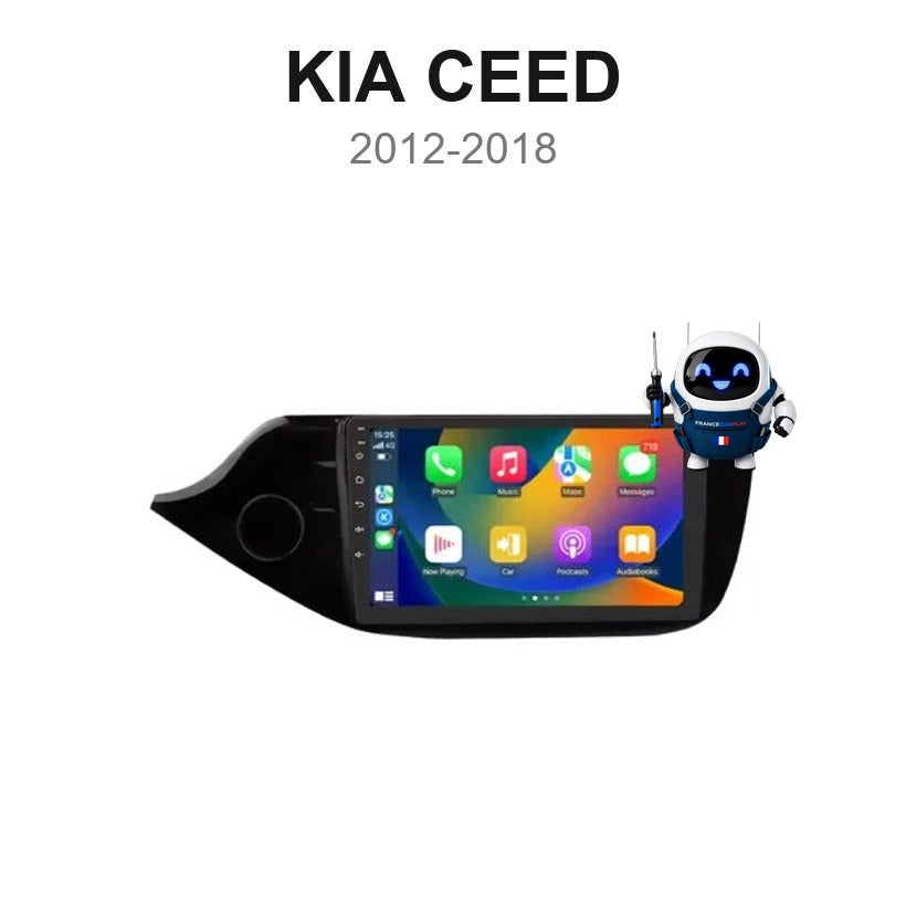 Écran CarPlay et Android Auto sans fil pour Kia Ceed (2012-2018)