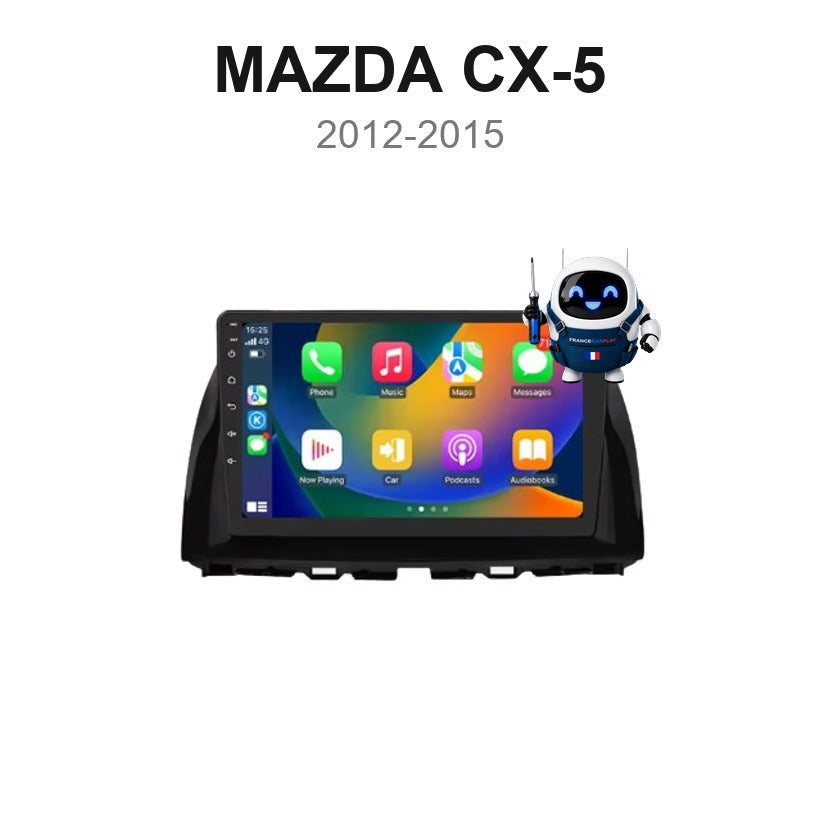 Écran CarPlay et Android Auto sans fil pour Mazda CX-5 (2012-2015)