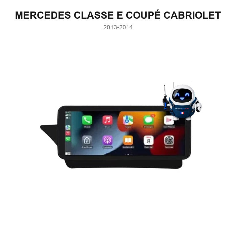 Écran CarPlay et Android Auto sans fil pour Mercedes Classe E Coupé / Cabriolet NTG 4.5 (2013-2014)