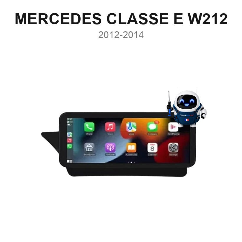 Écran CarPlay et Android Auto sans fil pour Mercedes Classe E W212 NTG 4.5 (2012-2014)