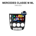 Écran CarPlay et Android Auto sans fil pour Mercedes Classe M ML W163 (1998-2002)