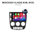 Écran CarPlay et Android Auto sans fil pour Mercedes Classe M ML W163 (2003-2006)