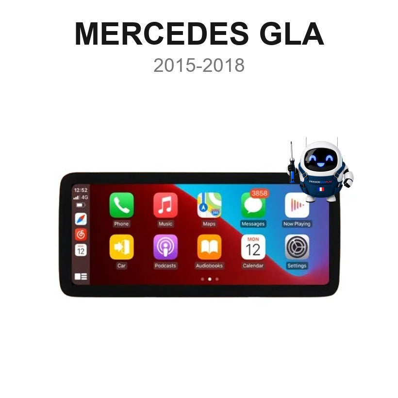 Écran CarPlay et Android Auto sans fil pour Mercedes GLA X156 (2015-2018)