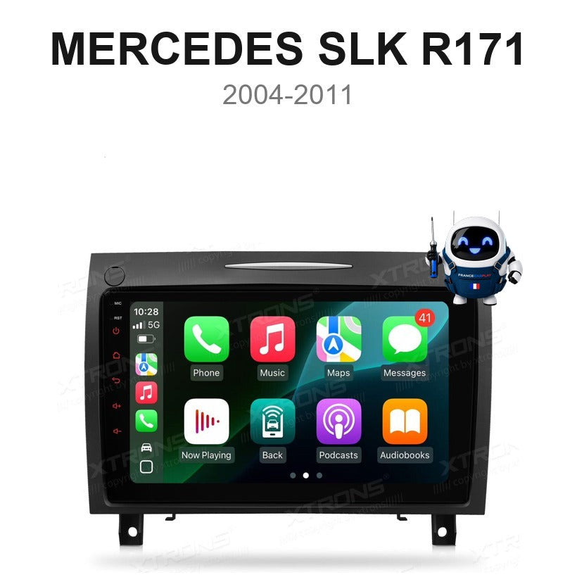 Écran CarPlay et Android Auto sans fil pour Mercedes SLK R171 (2004-2011)