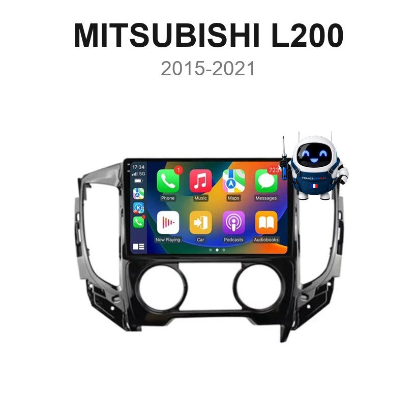 Écran CarPlay et Android Auto sans fil pour Mitsubishi L200 (2015-2021)
