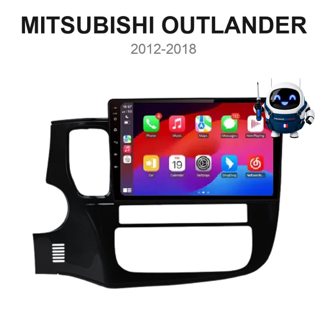 Écran CarPlay et Android Auto sans fil pour Mitsubishi Outlander (2012-2018)