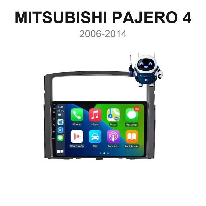 Écran CarPlay et Android Auto sans fil pour Mitsubishi Pajero 4 (2006-2014)