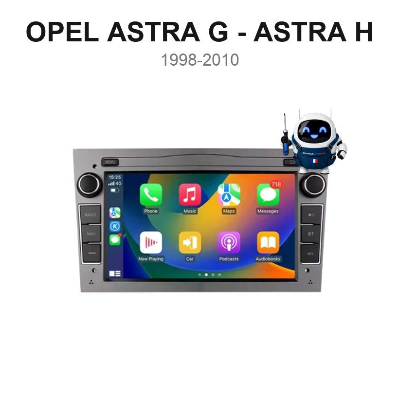 Écran CarPlay et Android Auto sans fil pour Opel Astra G - Astra H (1998-2010)