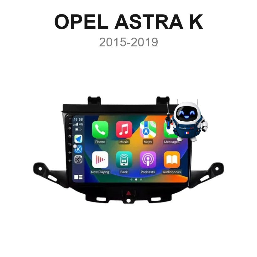 Écran CarPlay et Android Auto sans fil pour Opel Astra K (2015-2019)