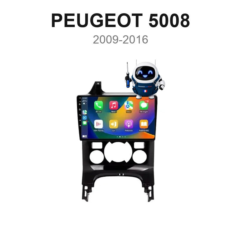Écran CarPlay et Android Auto sans fil pour Peugeot 5008 (2009-2016)