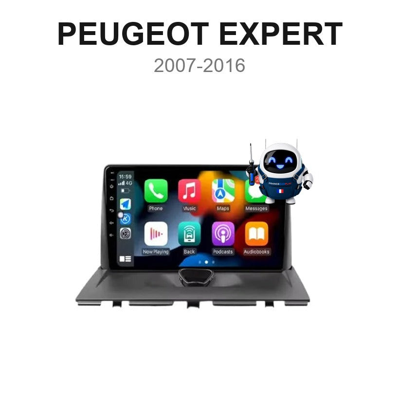 Écran CarPlay et Android Auto sans fil pour Peugeot Expert (2007-2016)
