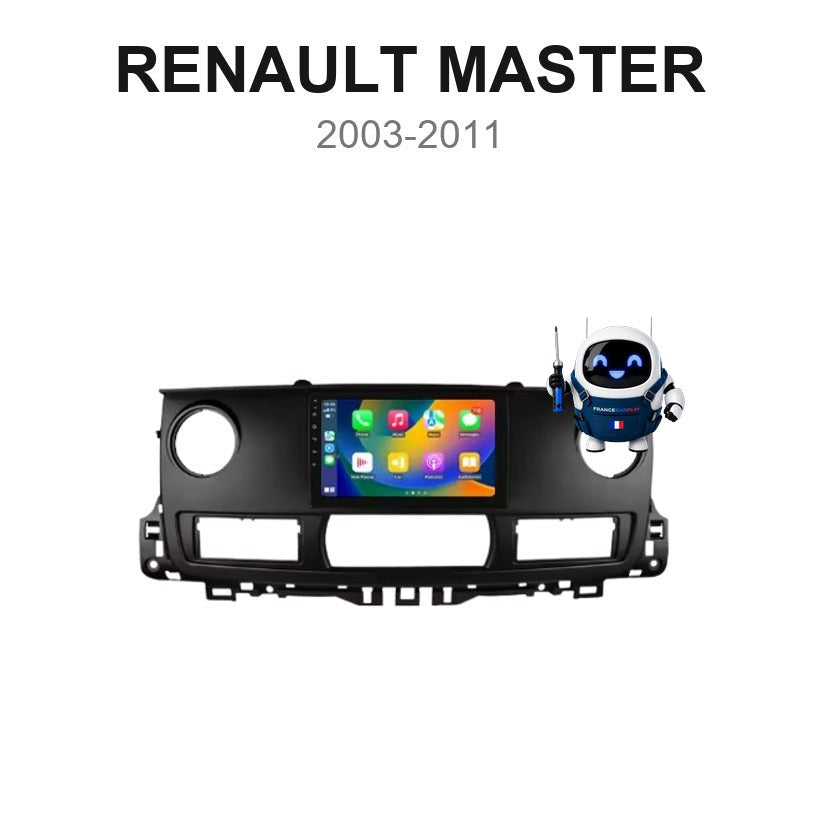 Écran CarPlay et Android Auto sans fil pour Renault Master (2003-2011)