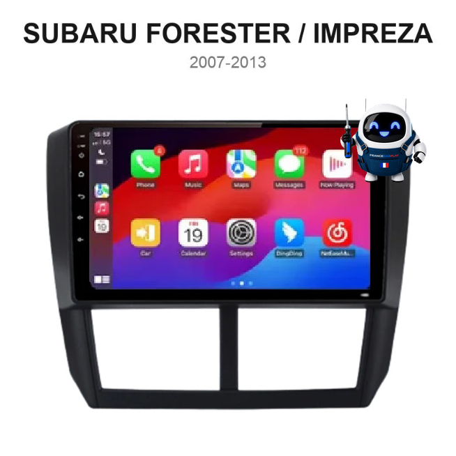 Écran CarPlay et Android Auto sans fil pour Subaru Forester / Impreza (2007-2013)