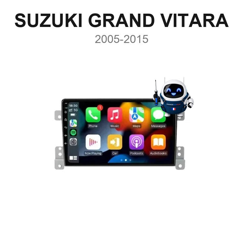 Écran CarPlay et Android Auto sans fil pour Suzuki Grand Vitara (2005-2015)
