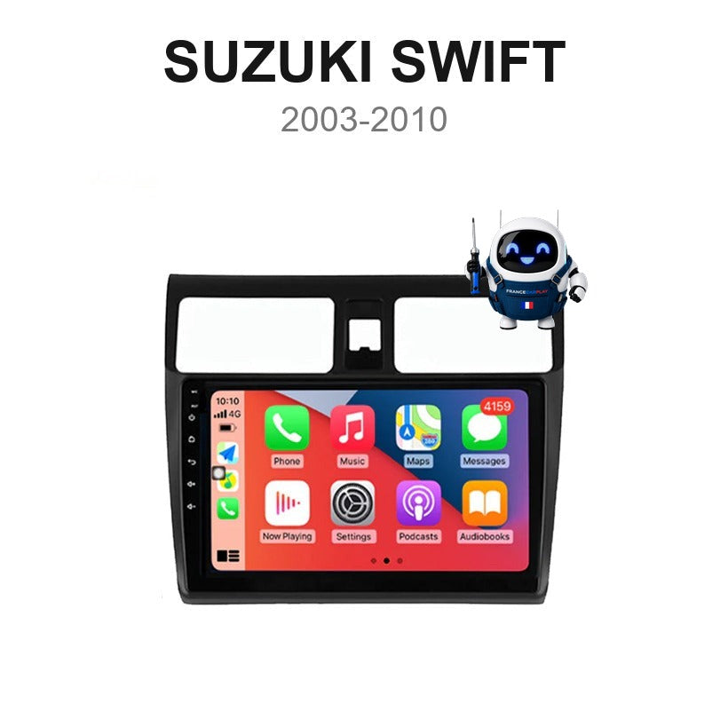 Écran CarPlay et Android Auto sans fil pour Suzuki Swift (2003-2010)