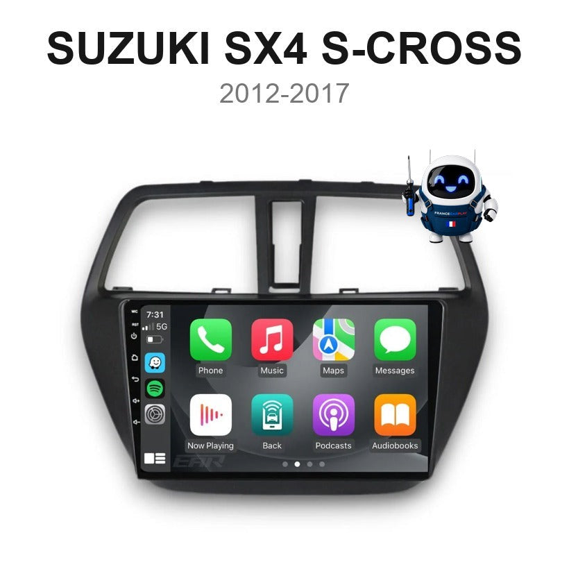 Écran CarPlay et Android Auto sans fil pour Suzuki SX4 S-Cross (2012-2017)