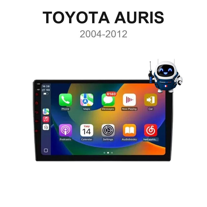 Écran CarPlay et Android Auto sans fil pour Toyota Auris (2004-2012)