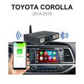 Écran CarPlay et Android Auto sans fil pour Toyota Corolla (2014-2019)