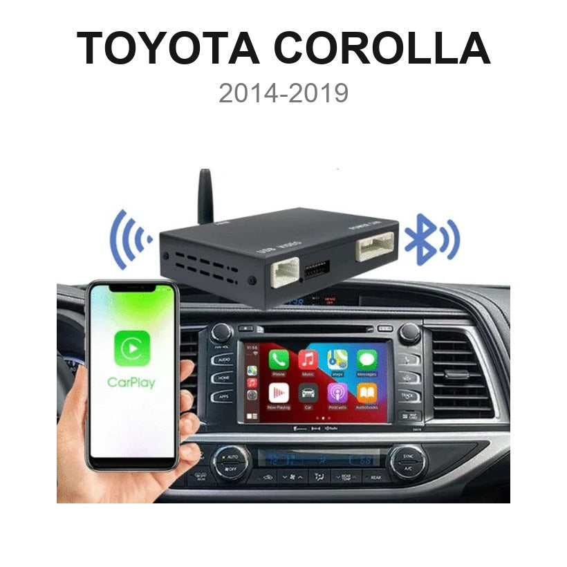 Écran CarPlay et Android Auto sans fil pour Toyota Corolla (2014-2019)