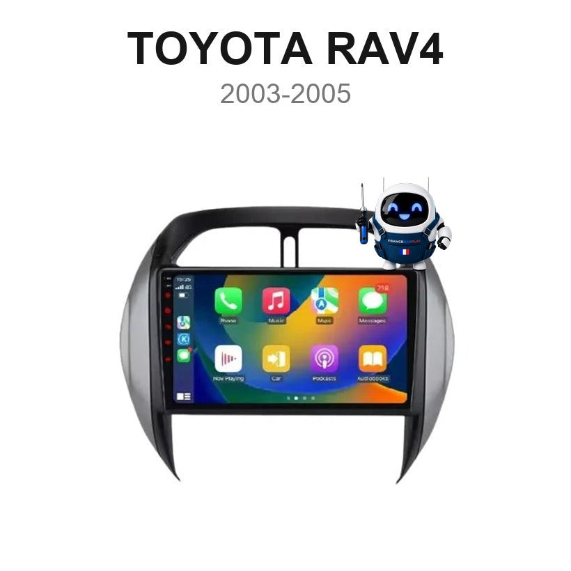 Écran CarPlay et Android Auto sans fil pour Toyota RAV4 (2003-2005)