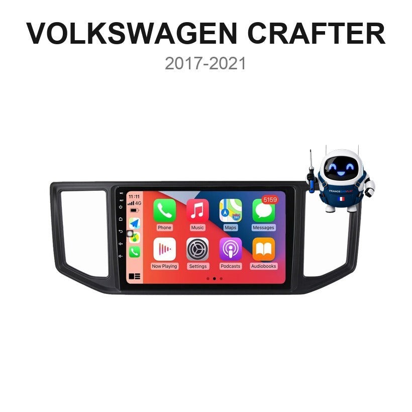 Écran CarPlay et Android Auto sans fil pour Volkswagen Crafter (2017-2021)