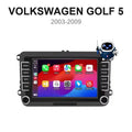 Écran CarPlay et Android Auto sans fil pour Volkswagen Golf 5 (2003-2009)