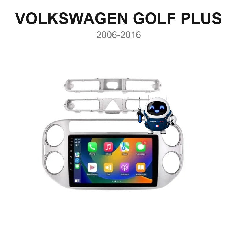 Écran CarPlay et Android Auto sans fil pour Volkswagen Golf Plus (2006-2016)
