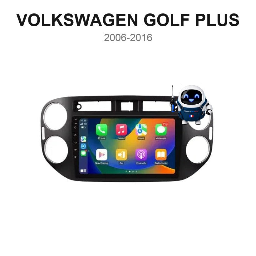 Écran CarPlay et Android Auto sans fil pour Volkswagen Golf Plus (2006-2016)