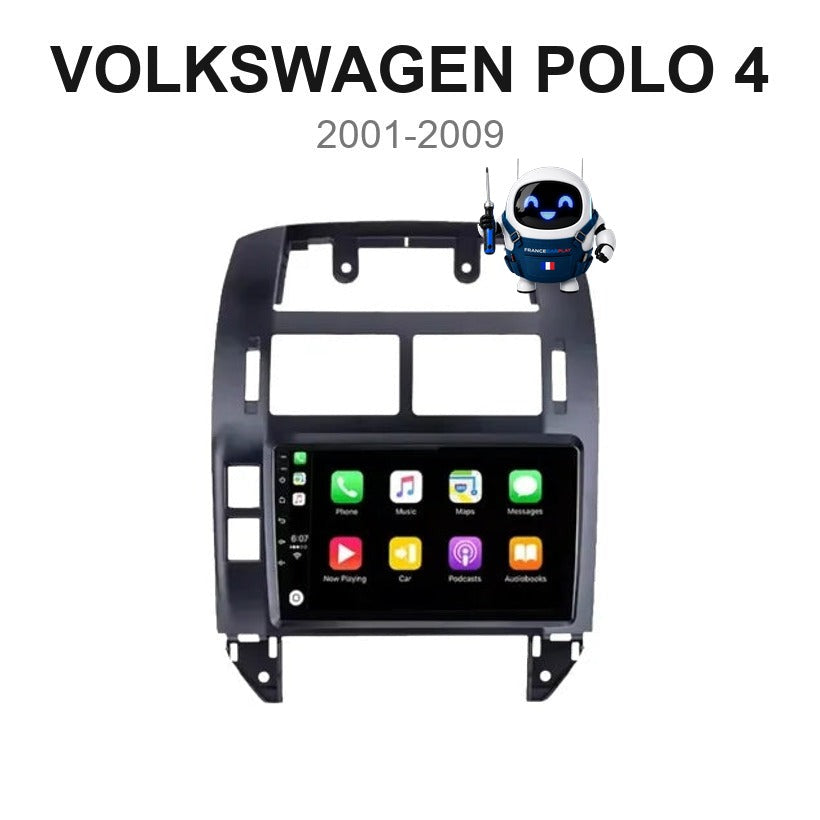 Écran CarPlay et Android Auto sans fil pour Volkswagen Polo 4 (2001-2009)