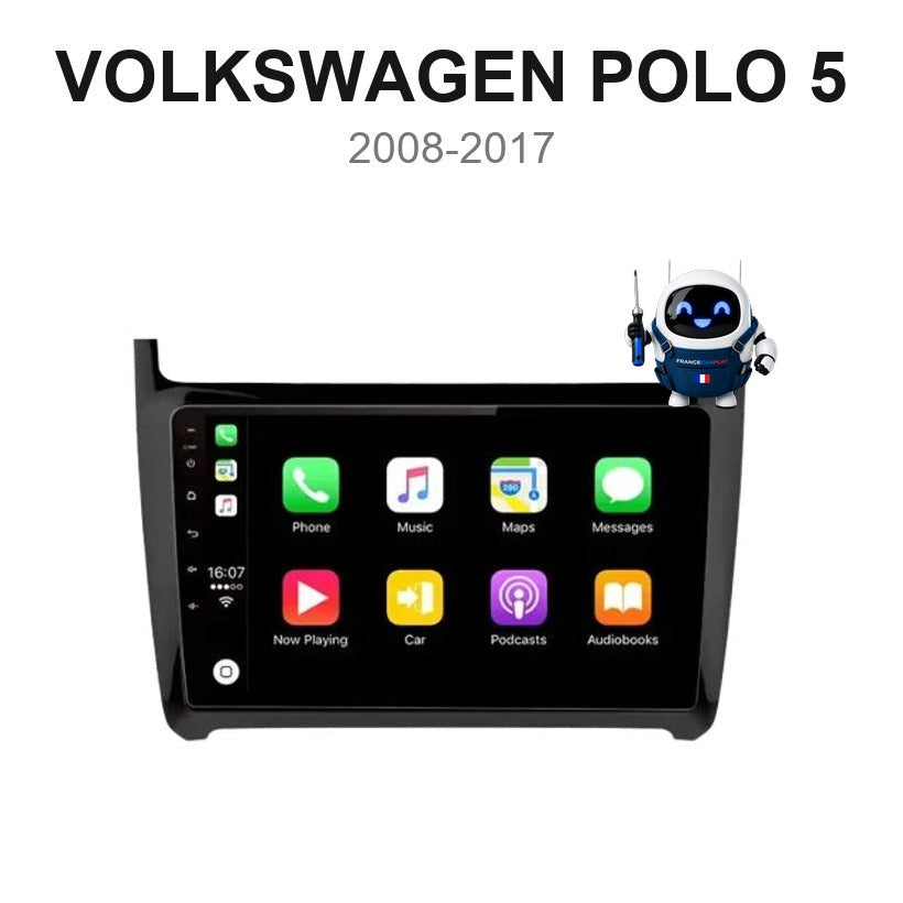 Écran CarPlay et Android Auto sans fil pour Volkswagen Polo 5 (2008-2017)
