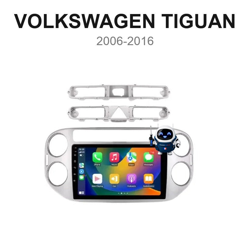 Écran CarPlay et Android Auto sans fil pour Volkswagen Tiguan (2006-2016)