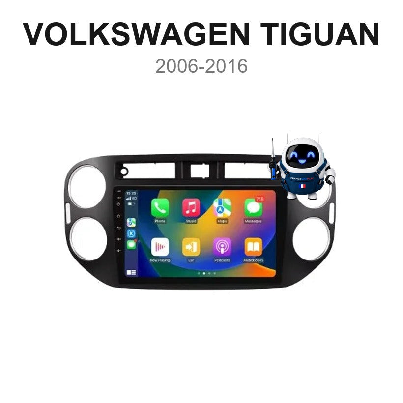 Écran CarPlay et Android Auto sans fil pour Volkswagen Tiguan (2006-2016)