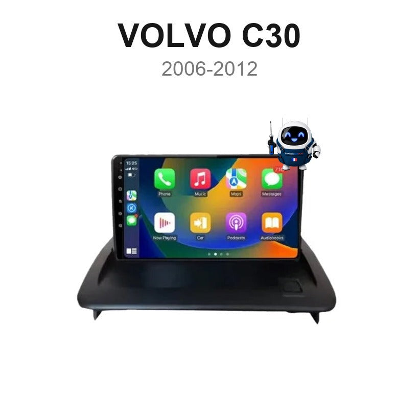 Écran CarPlay et Android Auto sans fil pour Volvo C30 (2006-2012)