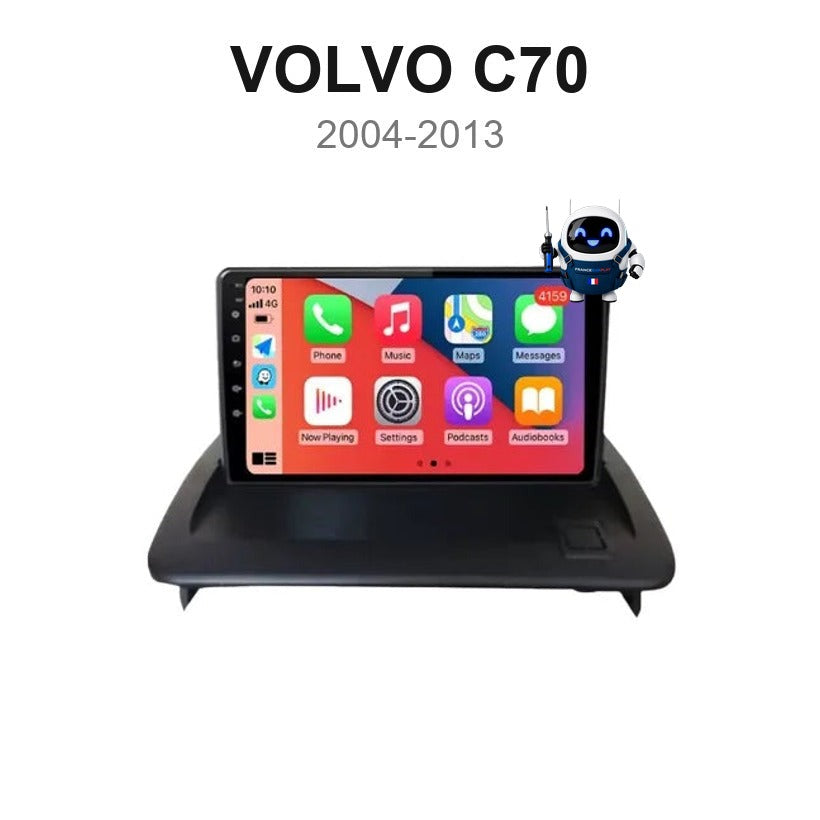 Écran CarPlay et Android Auto sans fil pour Volvo C70 (2004-2013)