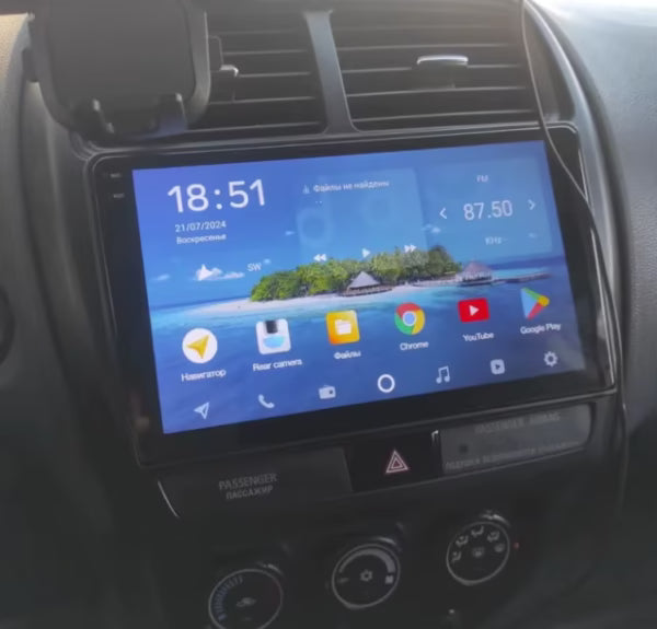 Écran tactile HD CarPlay et Android Auto pour Mitsubishi ASX
