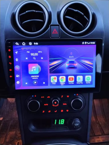 Écran tactile HD CarPlay et Android Auto pour Nissan Qashqai