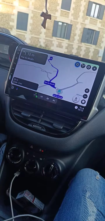 Écran tactile HD CarPlay et Android Auto pour Peugeot 2008