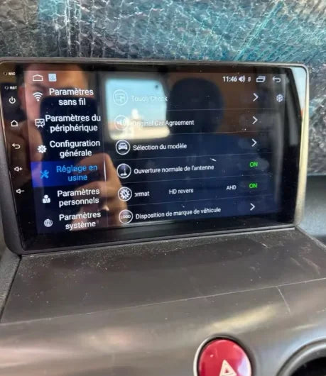 Écran tactile HD CarPlay et Android Auto pour Peugeot Expert