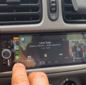 Écran tactile HD CarPlay et Android Auto pour Renault Clio 3