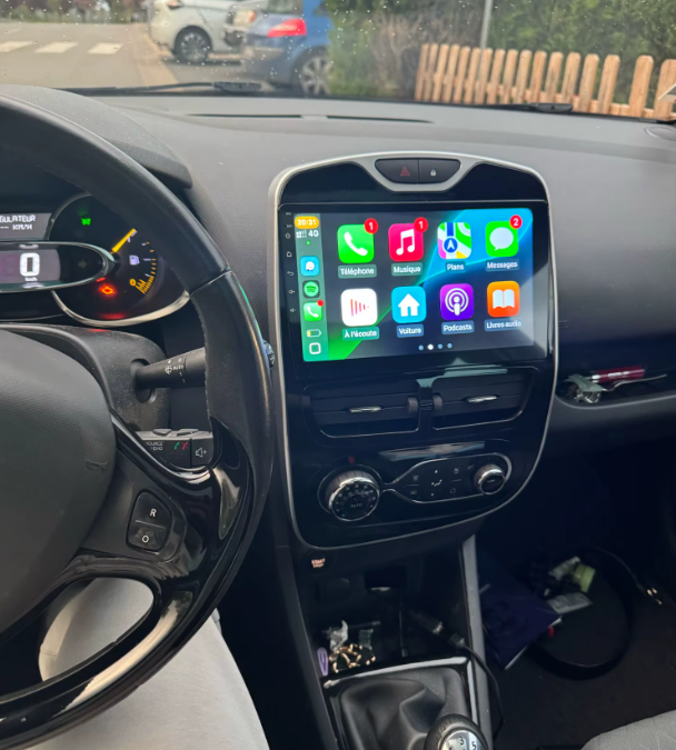Écran tactile HD CarPlay et Android Auto pour Renault Clio 4