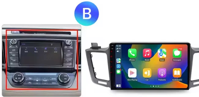 Écran tactile HD CarPlay et Android Auto pour Toyota RAV4