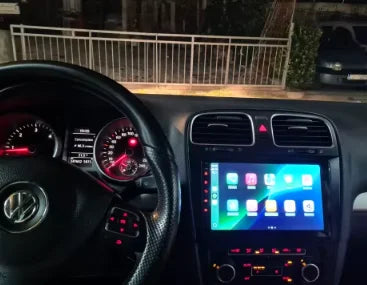 Écran tactile HD CarPlay et Android Auto pour Volkswagen Golf 6
