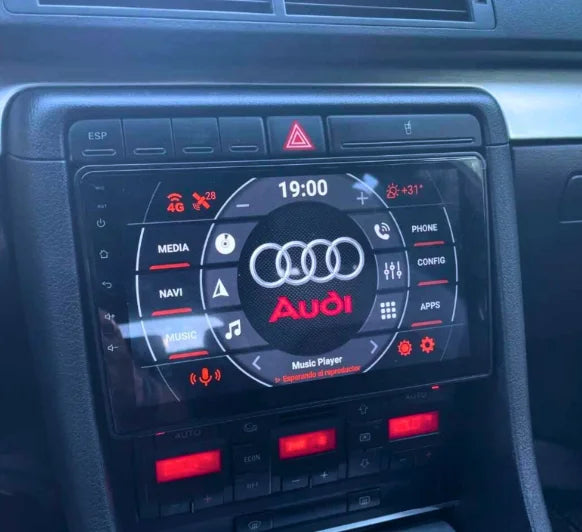 Façade autoradio dédiée à la Audi A4 / S4 / RS4 2000-2009