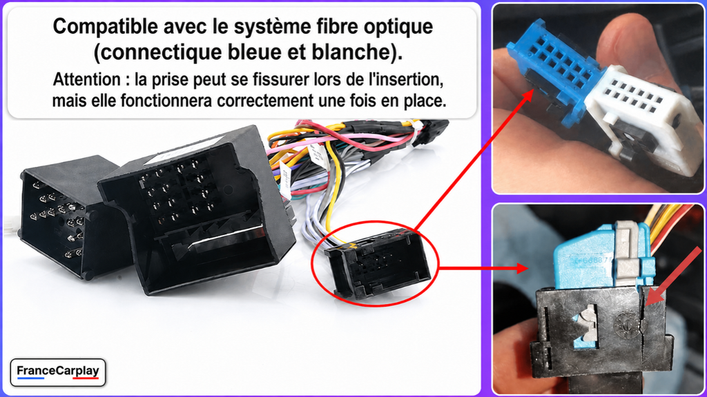 Façade autoradio dédiée à la BMW Série 5 E39 / X5 E53 1995-2003