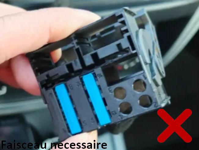 Façade autoradio dédiée à la Citroën C3 2001-2010